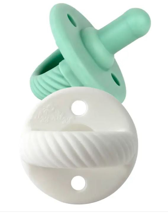 Sweetie Soother Set- Mint & White