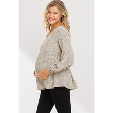 Load image into Gallery viewer, Bishop Sleeve Maternity Top
