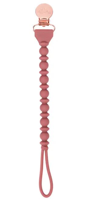 Silicone Pacifier Clip- (Many Colors)